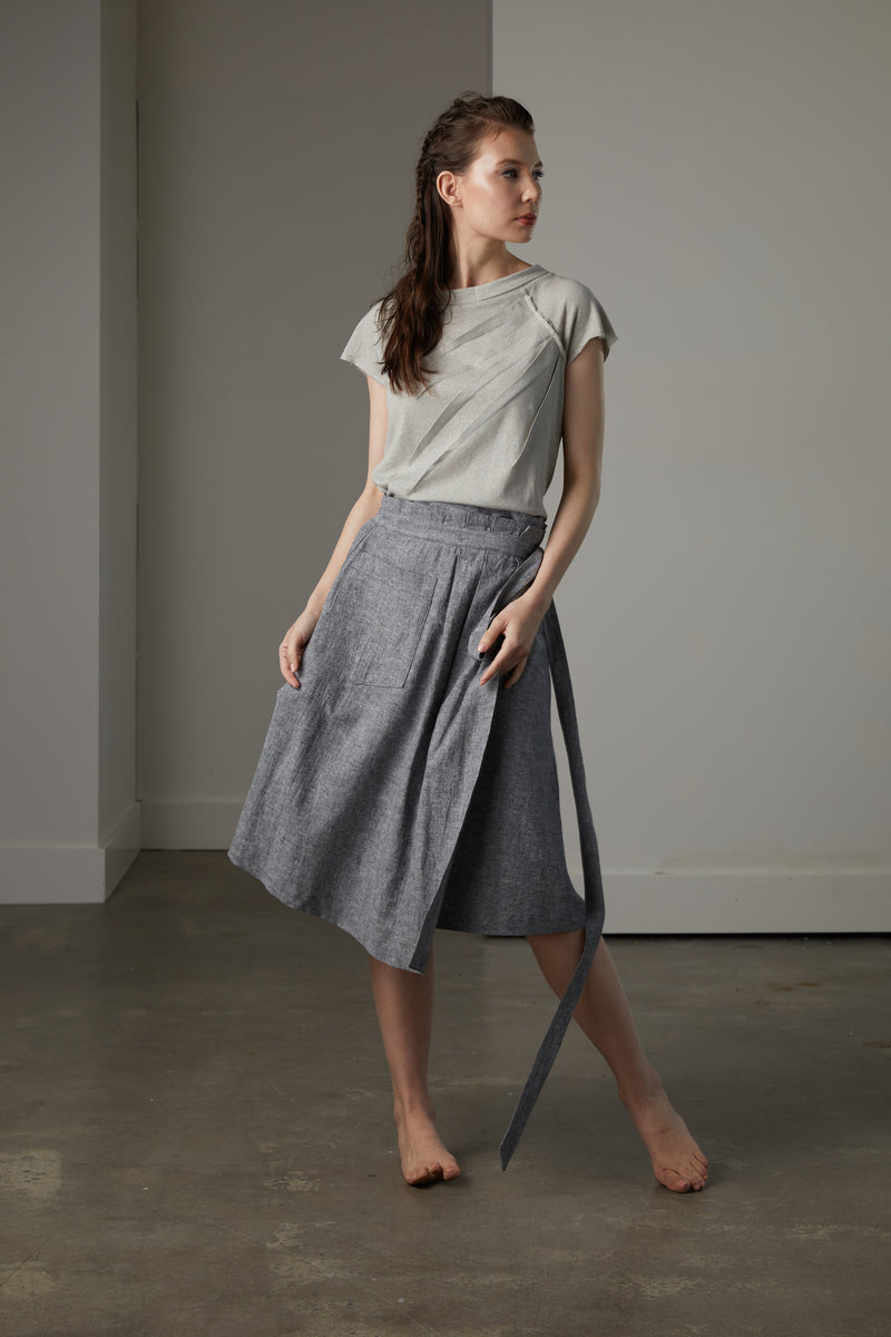 Audrey Skirt - Linen / Organic cotton